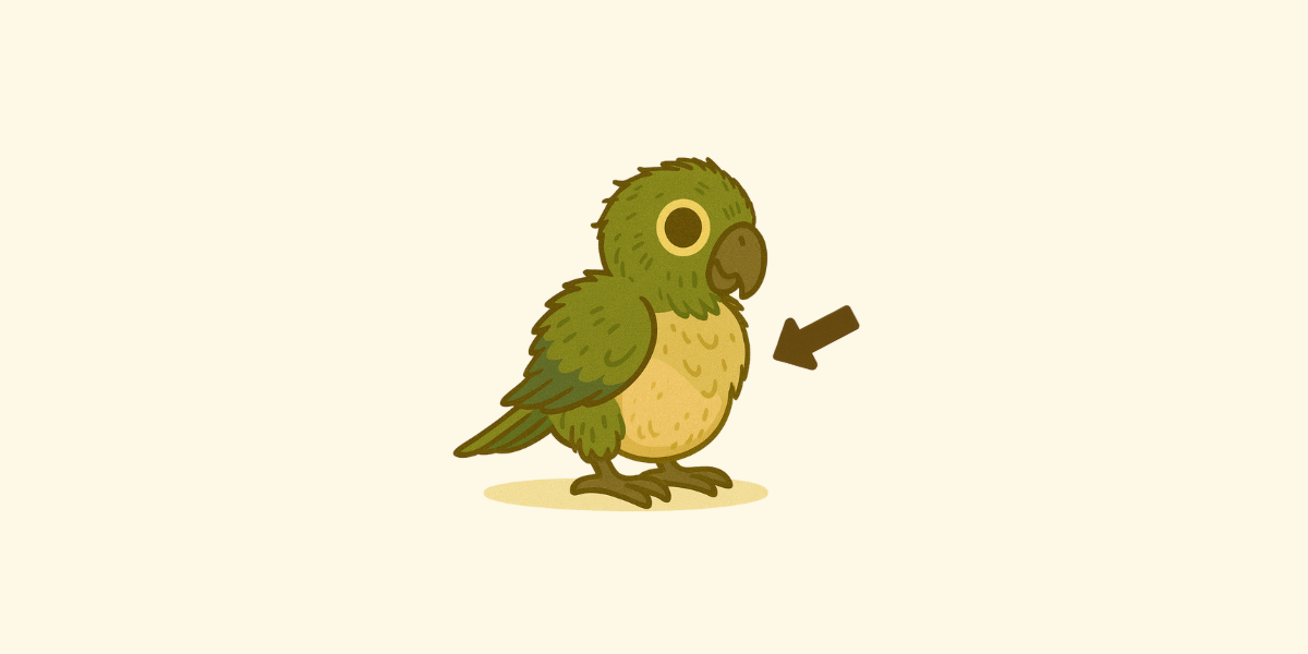 ¿Tiene el buche lleno mi loro papillero?