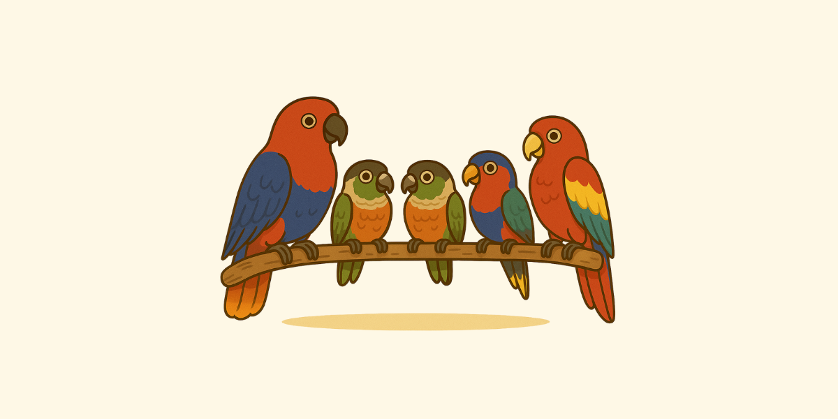 Descubre los loros rojos más espectaculares