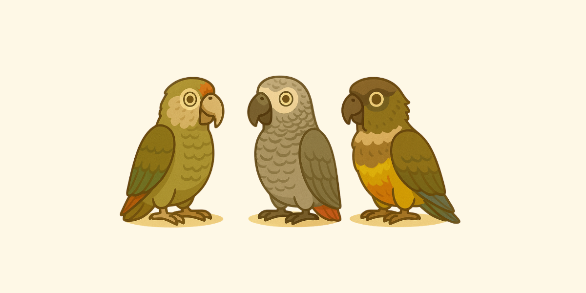 ¿Existen loros feos?