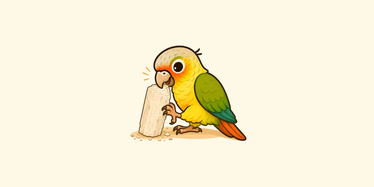 Cómo ayudar al limado de pico en loros de forma segura y natural
