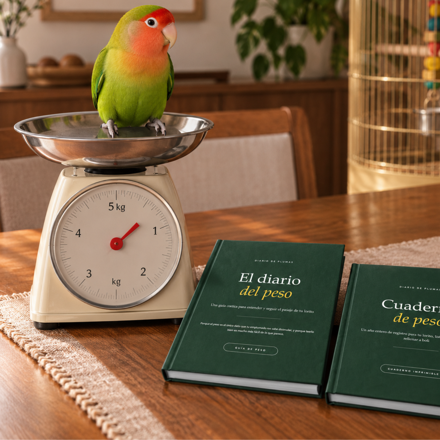 Ebooks gratuitos sobre el pesaje en loros con cuaderno de trabajo