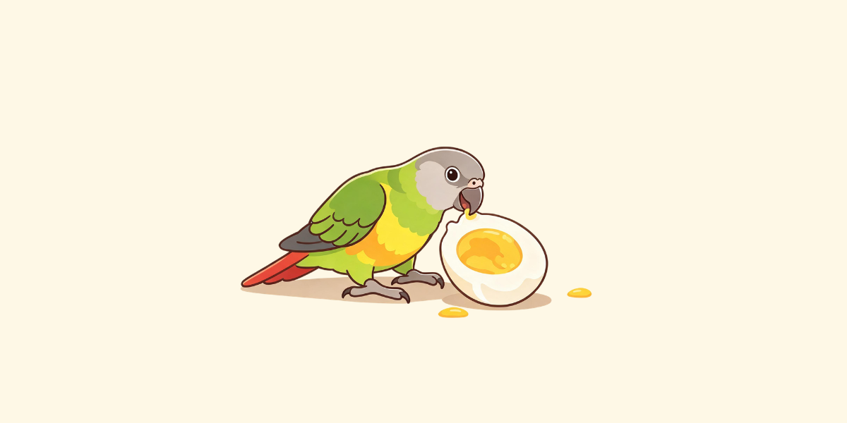 Huevo duro para loros, qué aporta y cuánto darles